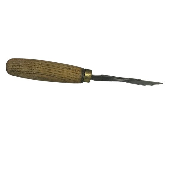 Vintage Stainless Steel Vegetable Peeler Wood Handle - Picture 6 of 7